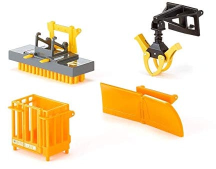 siku 3661, Accessoires pour Chargeur Frontal, 1:32, Métal/plastique, Orange, Pièces mobiles
