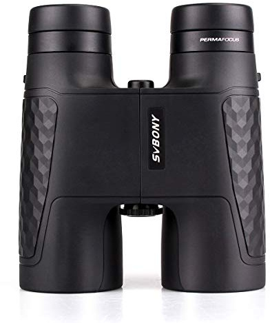 Svbony SV30, 10x42 Fernglas mit Festem Fokus, FMC Optics Spectator Sport Fernglas Erwachsene mit Weichem Halsriemen für Premier League UEFA Champions League Golf