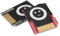 C-FUNN Mini Jeu Carte Couverture Adaptateur pour Psvita Sd2 Vita PS Vita 1000 2000 SD Carte Mémoire - Rouge