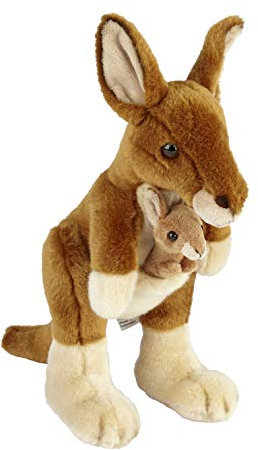 Ravensden Cuddly Soft Kangaroo with Joey Soft Toy 28cm