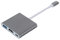 INF Adattatore da USB C a HDMI, adattatore multiporta da tipo C a HDMI, hub USB C 3 in 1 con HDMI 4K, USB 3.0, USB C