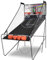 COSTWAY Panier de Basketball Pliable à 2 Panier 4 Balles Pompe de Gonflage, Jeu de Basketball Arcade pour 1 à 4 Joueurs avec Système de Pointage, 8 Modes de Jeux pour Enfants Adultes (Gris)