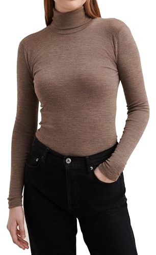 Dilling Merino Langarmshirt Damen – Merinowolle Longsleeve Langarm Shirt | 100% Bio-Merinowolle, temperaturregulierend & atmungsaktiv – Langarm-Unterhemd für Damen, Outdoor und Alltag