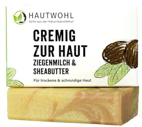 Cremig zur Haut Ziegenmilchseife für trockene und schrundige Haut