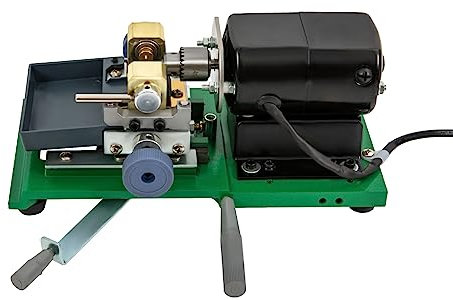 Perle Stufenlos Bohren Bohrmaschine Perlen Bohrmaschine Bernstein Schmuck Bohrung Werkzeug DIY Maschine 220V für Muschel Koralle Bernstein (Grün)