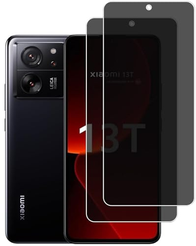 KELOLIN [2 Stück für Xiaomi Mi 13T Pro/Xiaomi Mi 13T Privatbildschirm für Panzerglas, 9H Härte, Anti-Spy, Anti-Kratzen, Sichtschutz Schutzfolie Kompatibel mit Xiaomi Mi 13T Pro/Mi 13T