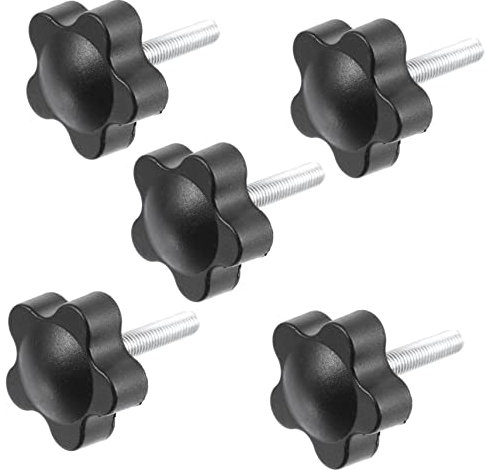 BYALORTEX Cabinet Knobs, 15pcs M8 Hand Screw Knobs Screws for Plastic Thumb Screws Straw Broom Funiture Clamping Screw Hand Thread Knob