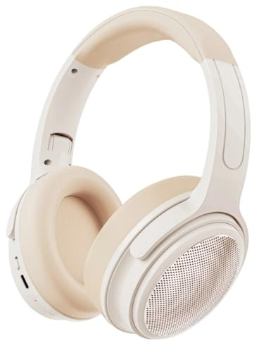 Generic Over-Ear Wireless Headset/Speaker 2-In-1 With Mic, 5.4 Chipset, Noise Cancelling, Stereo Sound, 1100 Mah Battery, Soft Earpads, 7.5 X 7.1 X 1.1 In