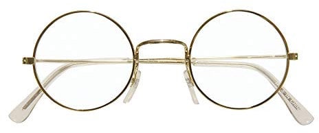 W WIDMANN MILANO Party Fashion 1840R - Brille Weihnachtsmann, mit runden Gläsern, Nikolaus, Weihnachten, Karneval, Mottoparty