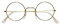 W WIDMANN MILANO Party Fashion 1840R - Brille Weihnachtsmann, mit runden Gläsern, Nikolaus, Weihnachten, Karneval, Mottoparty