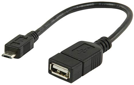 C4A® Micro USB OTG Cable (on the Go) - Connects tablet to Hard Drive/Flash Drive/keyboard/Printers etc