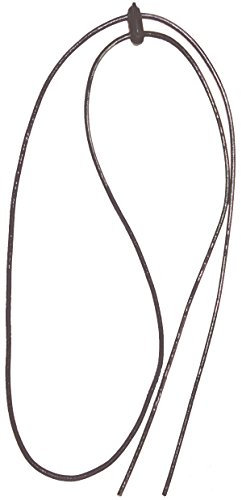 Black Jungle Leder Kinnriemen Hutfangband Fangband für Hut Lederriemen (Braun)