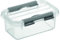 Sunware 72400017 - Aufbewahrungsbox „the q-line“, 0,5 Liter, mit Deckel, transparent, 1 Stück