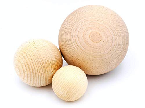 JOWE Boule en bois de hêtre sans perçage