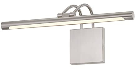 Westinghouse Lighting 75015 43 cm große, festverdrahtete, einstellbare und dimmbare 15 Watt LED-Bilderleuchte von Westinghouse Lighting, Ausführung in gebürstetem Nickel, 3000 K