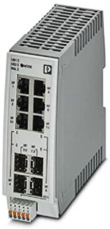 PHOENIX CONTACT FL SWITCH 2204-2TC-2SFX Managed Switch 2000, 4 RJ45-Ports 10/100 MBit/s, 2 SFP-Ports 100 MBit/s, 2 Combo-Ports 10/100 MBit/s, Schutzart: IP20, PROFINET Conformance-Class B
