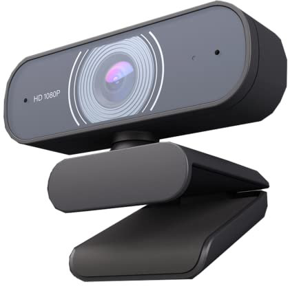 OYU Cámara Web, 1080P 30 fps, micrófono estéreo Dual, USB Plug & Play, cámara Web HD Compatible con Zoom/Skype/Youtube, para videollamadas/transmisión en Vivo/Aprendizaje en línea