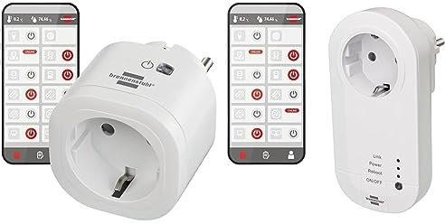 Brennenstuhl Connect WLAN Steckdose WA 3000 XS01 & Connect WLAN Steckdose mit 433 MHz Sender WA 3600 LRF01 433