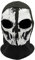 SKHAOVS Ghost Maske Call of Duty,Totenkopf Maske,Totenkopf Sturmhaube Geistermaske,Totenkopf-Motiv Ghost Face Balaclava Fahrrad Ski Mask für Halloween Motorrad Snowboard Fahrrad (Schwarz)