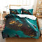 Bettbezug für Doppelbett, Post-apokalyptisches Raumschiff, luxuriöser, hochwertiger dreiteiliger Anzug, Polyester-Bett-Set für Einzel-, Doppel-, King-Size-Betten, Sommer, weich, leicht,