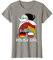 Halb Deutsche Hälfte Polen Polen Deutschland Flagge Frauen T-Shirt