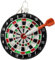 SIKORA BS658 Dartboard Christbaumschmuck Glas Ornament Weihnachtsbaum Anhänger