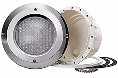 Foco Piscina - Foco LED Subacuático Incrustado, Foco Led Para Piscina De 12V Con Nicho, Luces Para Piscina De Material De Acero Inoxidable PAR56, Lámpara Subacuática Empotrada Tipo Lámina IP68 ( Color