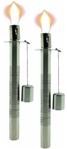 Generic Öllampe Einsatz - Behälter Mit Docht zum Selbermachen - 21 x 1,8 cm - 2 Stück, 8035945