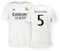 Real Madrid Home Trikot Saison 24/25, Bellingham, 8 Years, Replik Shirt Mit Offizieller Lizenz
