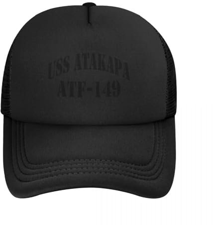 ZTQTQZZ Atmungsaktiv Mesh Baseballmütze Sporthut USS ATAKAPA (ATF-149) Ship S Store Baseball Cap Golf Cap Kindermütze Herren Damen