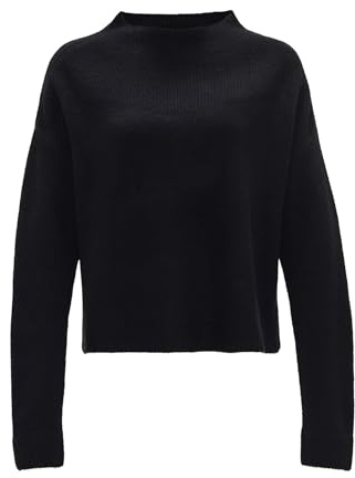 OPUS Damen Pullover | Feinstrickpullover PASIKA Regular aus weichem Woll Mix Black, 36
