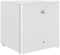 HOMCOM 46 Litre Table Top Mini Fridge with Lock, Small Fridge with Ice Box, Reversible Door, Adjustable Temperature and Legs for Bedroom, Home, Office, Cream White