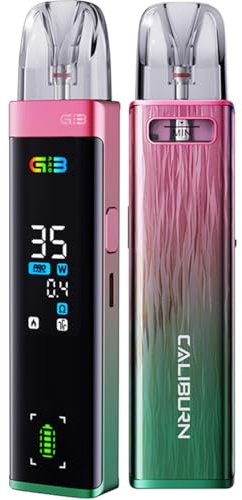 Uwell Caliburn G3 Pro 3,0ml 1000mAh Pod System Kit Farbe Pink Grün