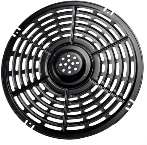 Griglia di ricambio per friggitrice ad aria, vassoio per friggitrice ad aria, griglia rotonda per friggitrice ad aria, piastra per griglia (22 cm)