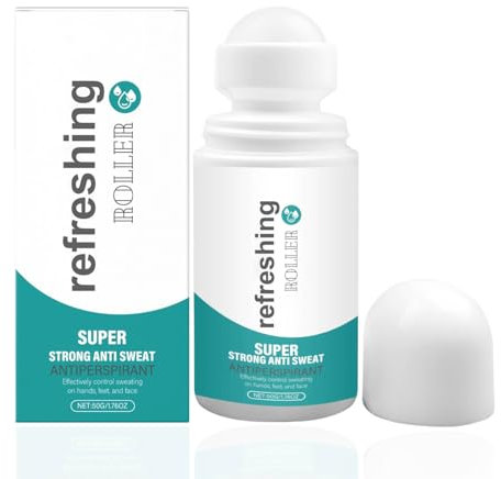 Antitranspirant Deo gegen Starkes Schwitzen,Roll On gegen Schweiß, Anti Schweiß Deo bei Hyperhidrose,Schwitzen am Kopf,Schwitzige Hände,Langzeitschutz Frische,Antitranspirant für Herren&Frauen (1)