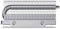 2280 HDDs, dissipatore di calore in metallo, con cuscinetto termico in silicone, per computer portatile, PC, dissipatore di calore in metallo