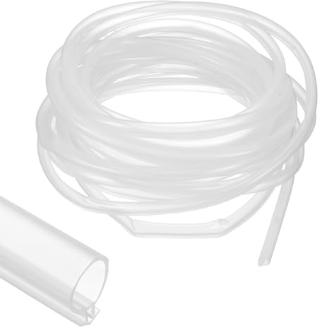 PATIKIL Window Weather Stripping Door Seal, 3/8 Wide Bulb Bubble Kerf Mount Silicone Rubber Weatherstrip Seal for Door Frame Window (10 M/33 Ft, Clear)