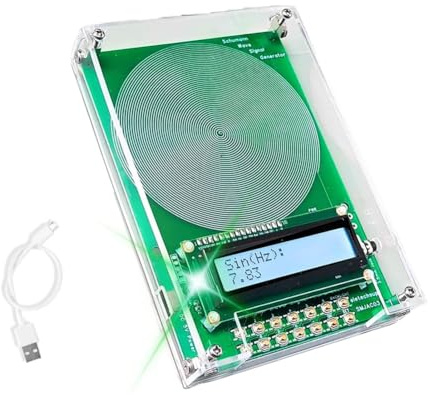 Malloy Custom Frequency Generator V2, 7.83Hz SchumannWave Resonance Generator 0.01Hz~200000Hz Adjustable Sine Wave Resonance C