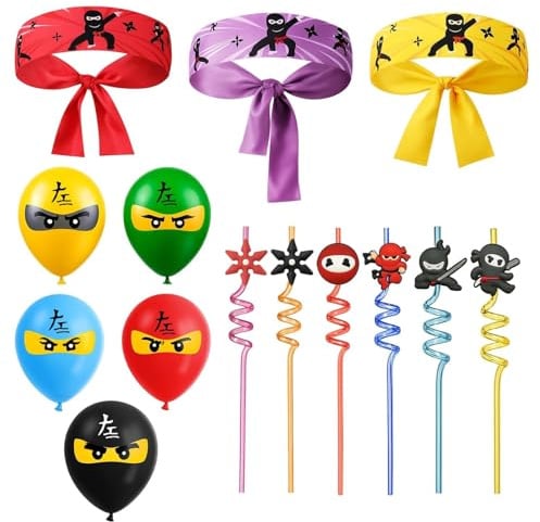 GakQll Geburtstag Dekoration, 29 Teile Kindergeburtstag Set Für -Themenpartys, Bunte Ballons