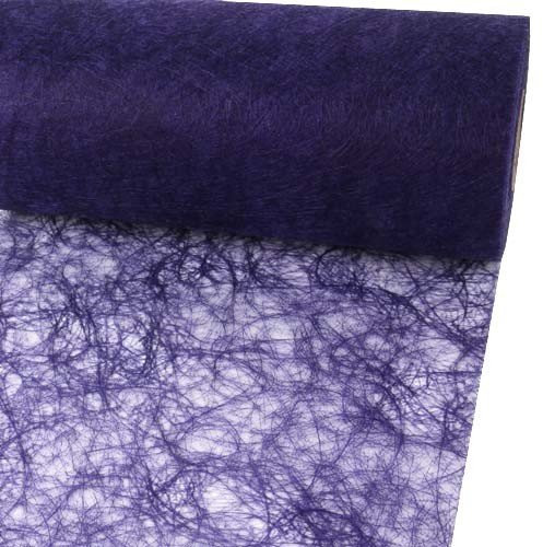 25m Sizoflor ® Original Tischband Tischläufer Tischdeko Faserseide 30cm / 300mm, Farbe:lavendel
