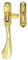 Carlisle Brass - Maniglia per finestra vittoriana con estremità a cucchiaio per finestre in legno/legno (ottone lucido)