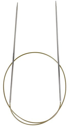 Addi Rundstricknadel, Metall, Weiße Bronze, 60 cm, 2 mm