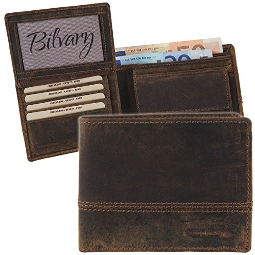 Greenland Nature Classic Geldbörse Leder 12.5 cm