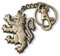 The Noble Collection Harry Potter Gryffindor Mascot Keychain - 5in (10cm) Lion House Mascot Keychain - Officially Licensed Film Set Movie Props Gifts Merchandise