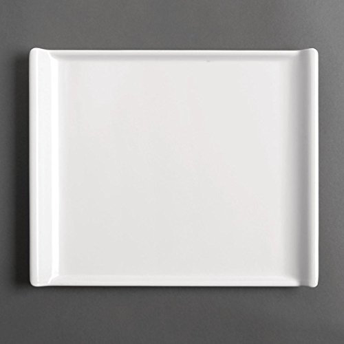 Kristallon gm284 plato de melamina, 530 x 330 mm), color blanco