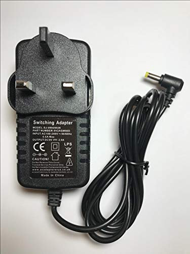 Replacement for 9V Mains Charger AC Adaptor Technika 7 Portable DVD Player PDVD70707L0802562UK