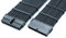 Shakmods 30cm BLACK 24 Pin ATX Motherboard Black Extension Sleeved Cable with 2 Free Cable Comb