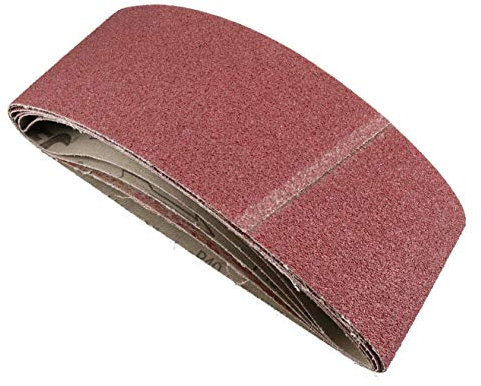 Belt Power Finger File Sander Abrasive Sanding Belts 610mm x 100mm 40 Grit 5 PK