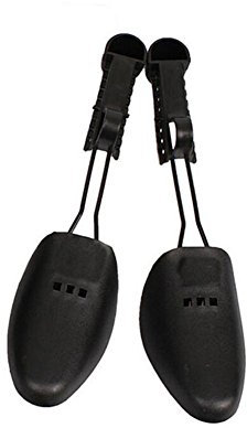 1 Paar Schuhspanner für Damen und Herren aus Kunststoff, verstellbar, 2-Wege-Schuhspanner, Unisex-Schuhspanner, mit schwarzem Halter, Damengröße: 22–28 cm, Herrengröße: 25–32 cm Women:22-28cm