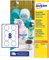 Avery L4852REV Selbstklebende runde Etiketten, alle Drucker, 8 Etiketten pro A4-Bogen, 200 Etiketten, weiß